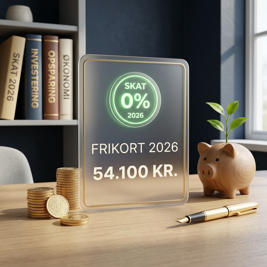 Frikort 2026: Så meget må du tjene uden at betale skat